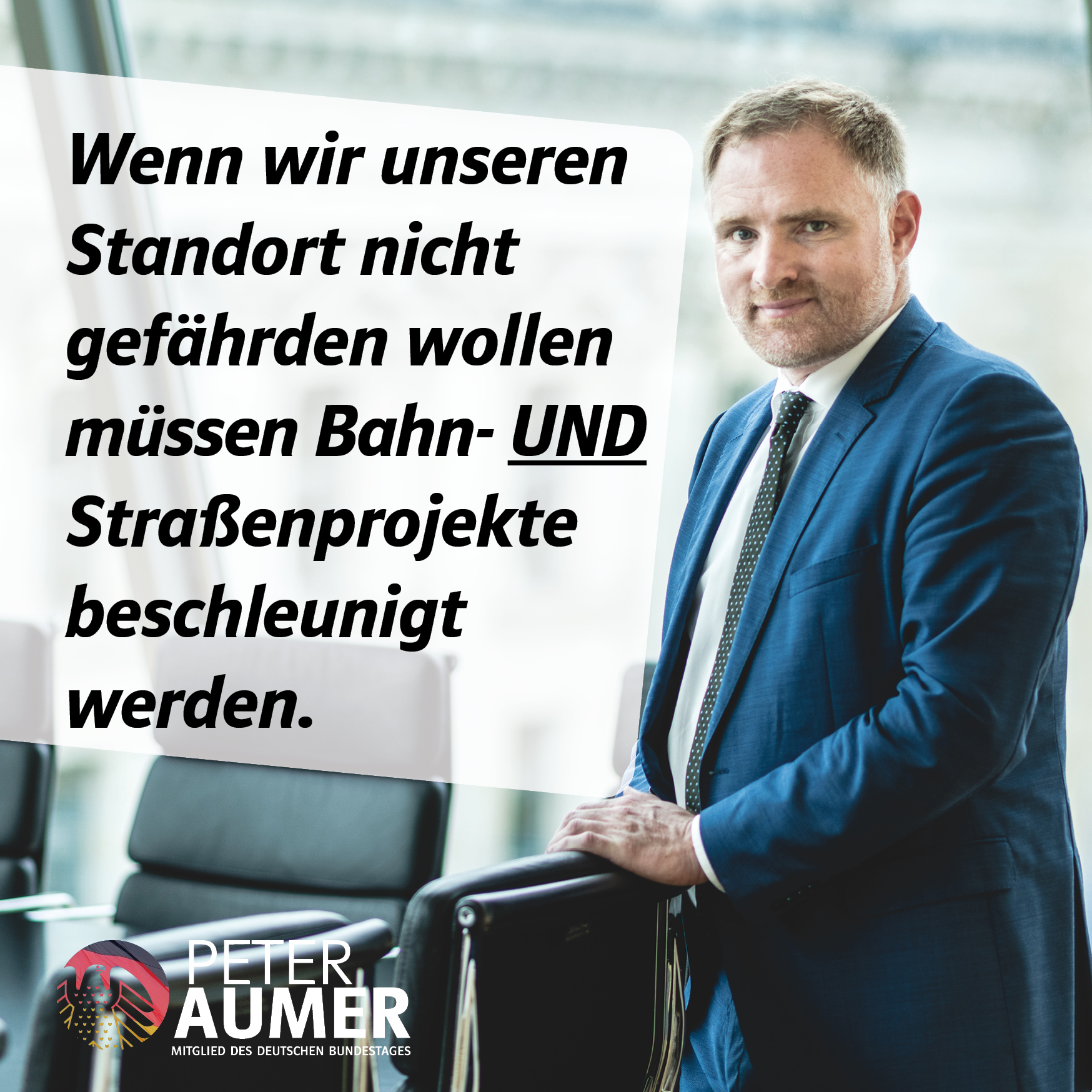 Bahn- und Straßenprojekte beschleunigen