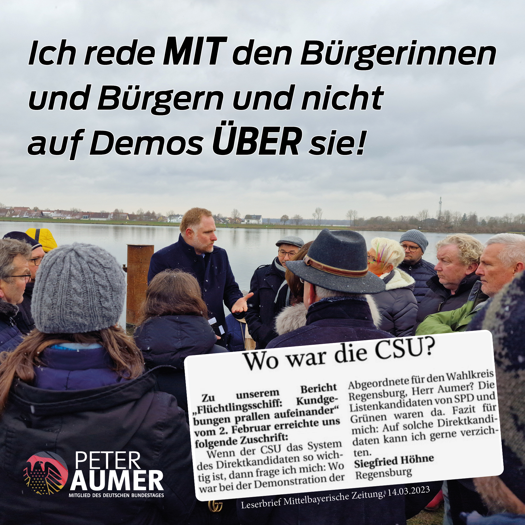 Antwort zum Leserbrief in der Mittelbayerischen Zeitung