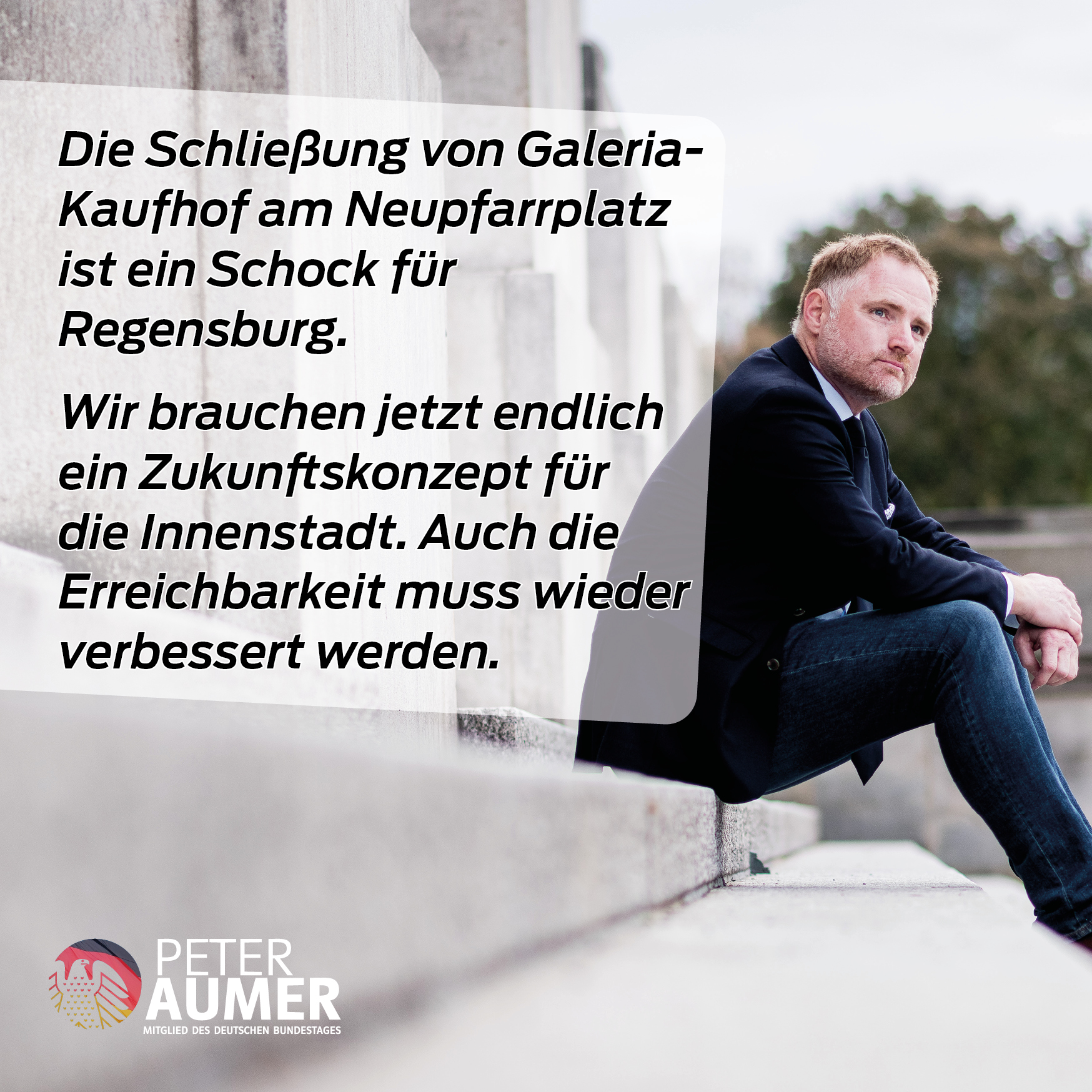 Wir brauchen schnellstens ein Zukunftskonzept für Regensburgs Innenstadt