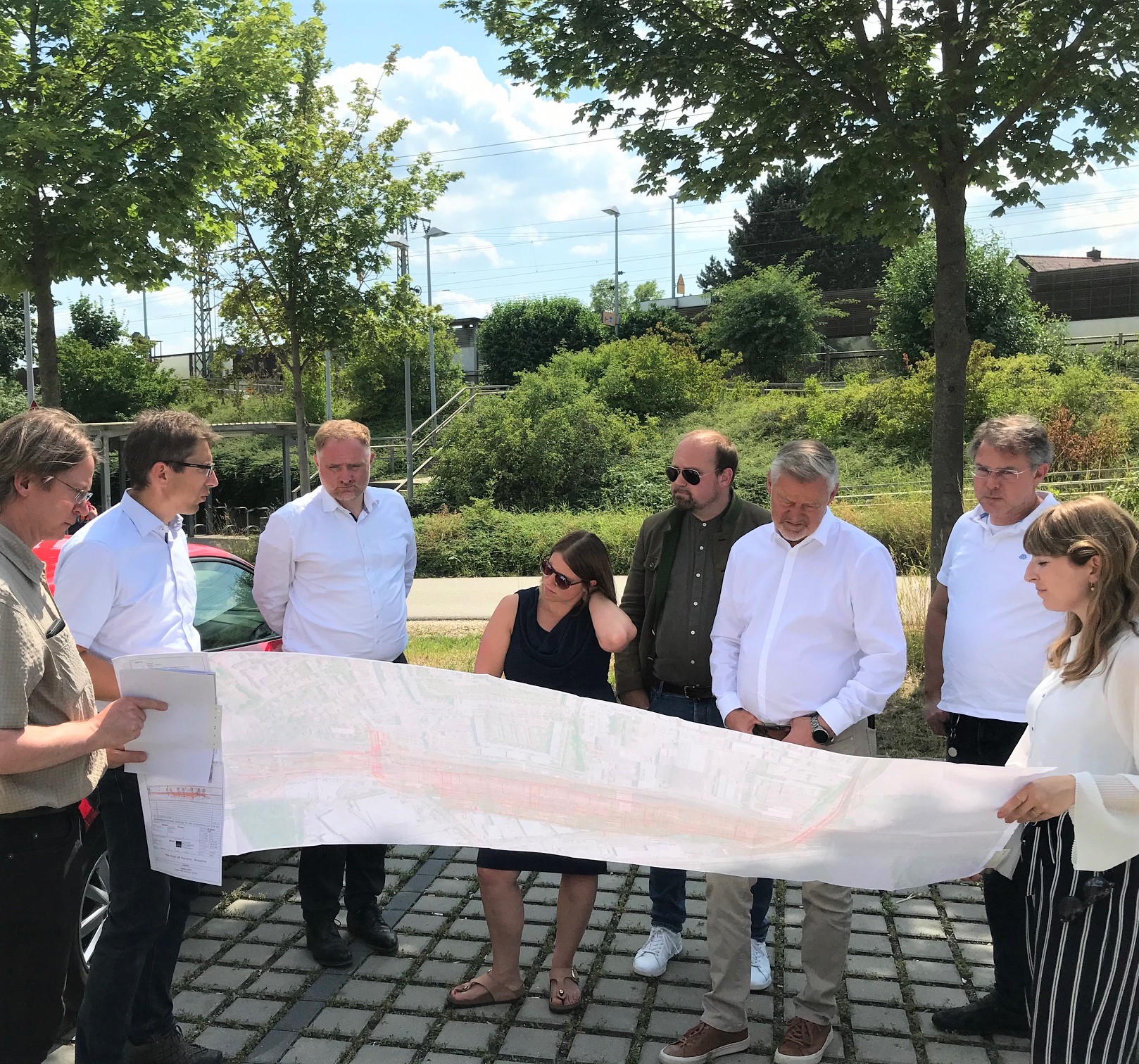 Infogespräch zum Neubau Umschlagbahnhof Burgweinting