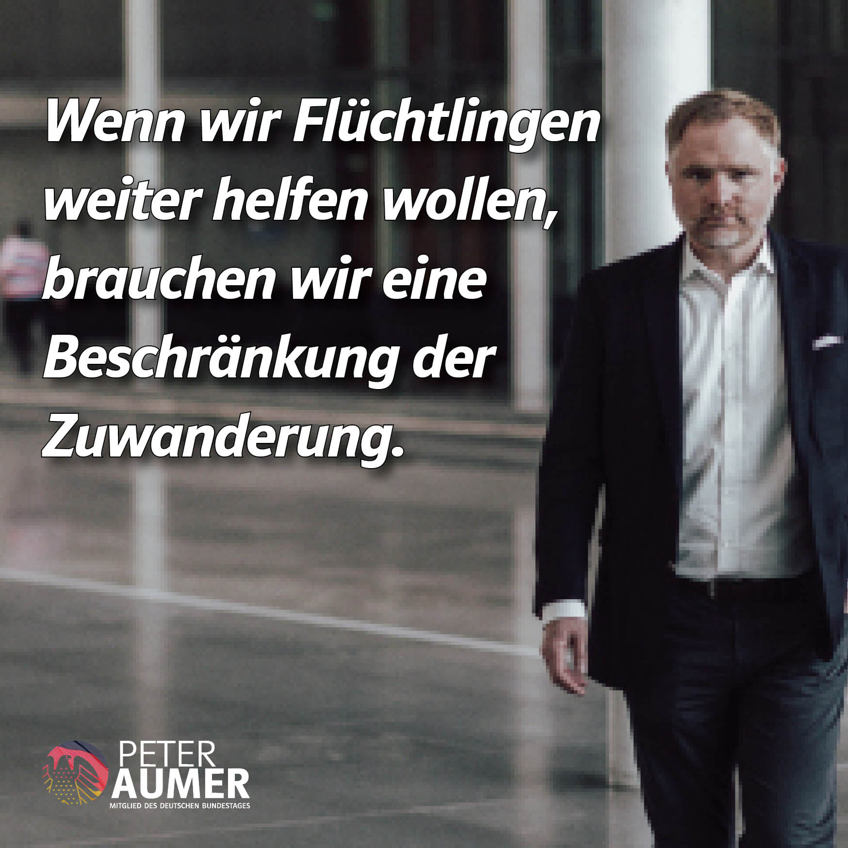 Forderung nach Begrenzung der Flüchtlingszahlen