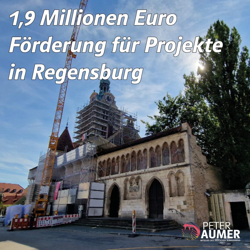 1,9 Millionen für Regensburgs Denkmäler