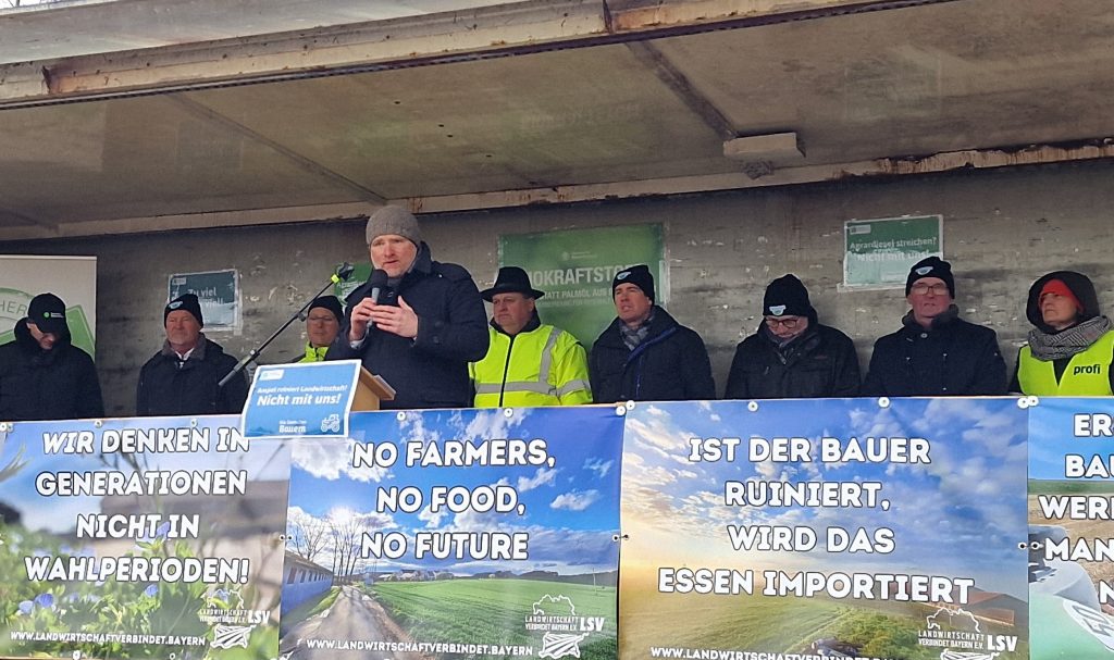 Bauernprotest in Regensburg