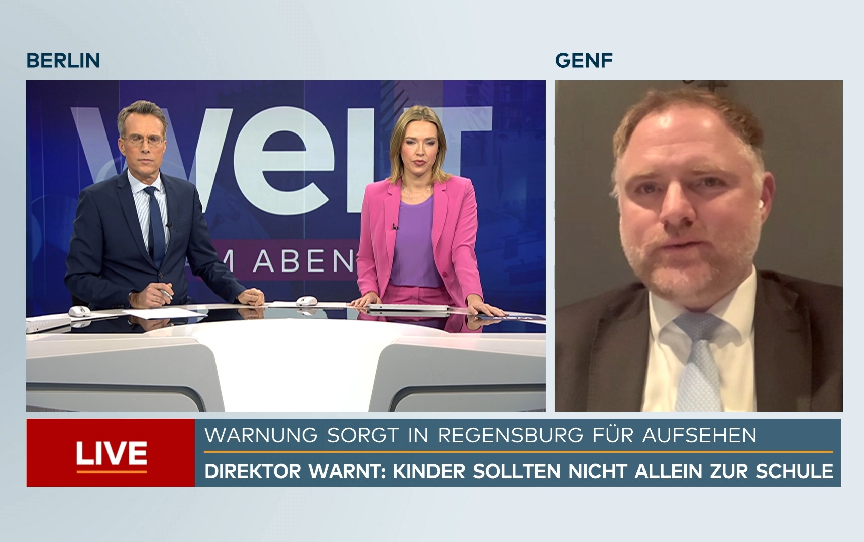 Interview mit Welt TV