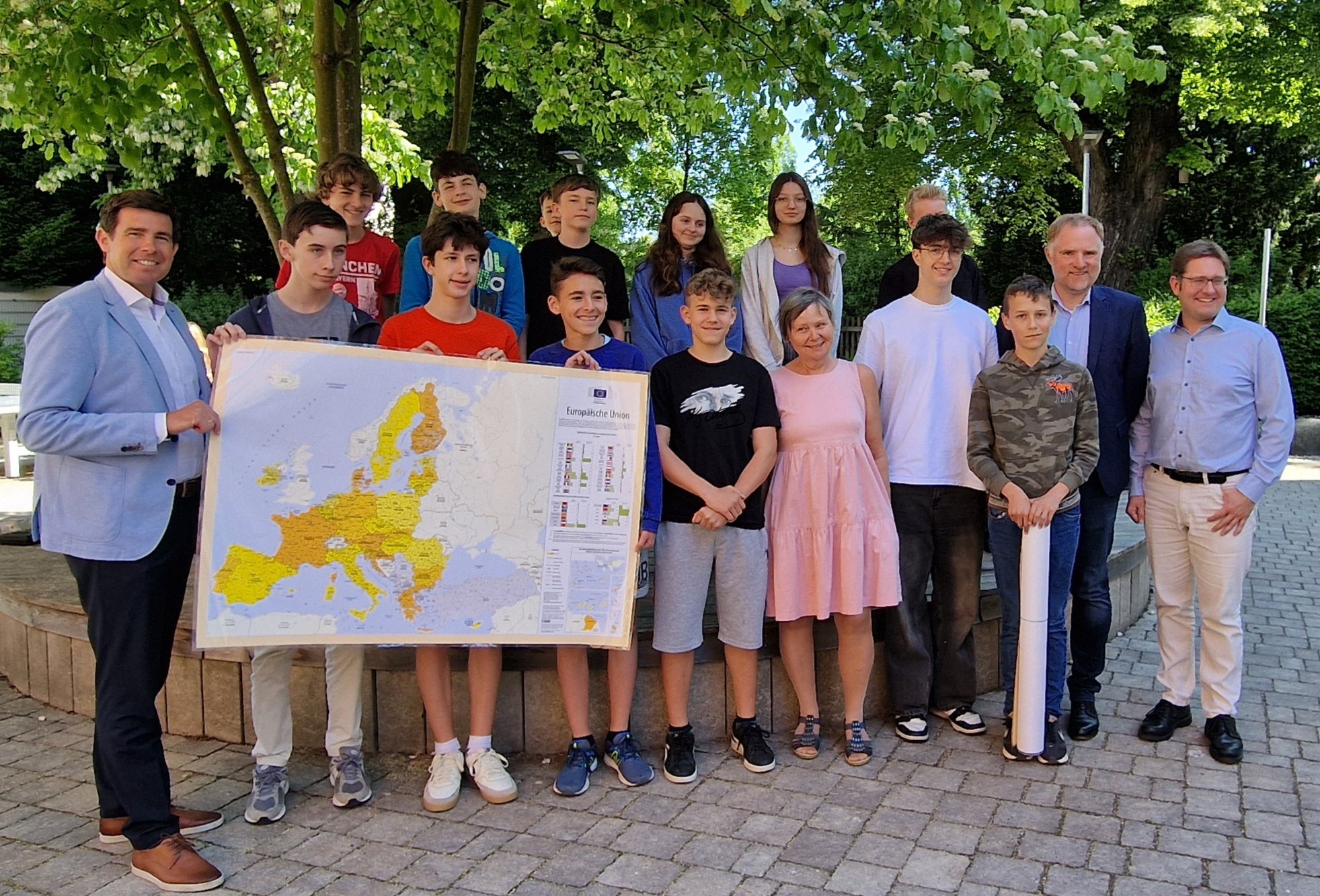 Europatag am Pindl Gymnasium in Regensburg