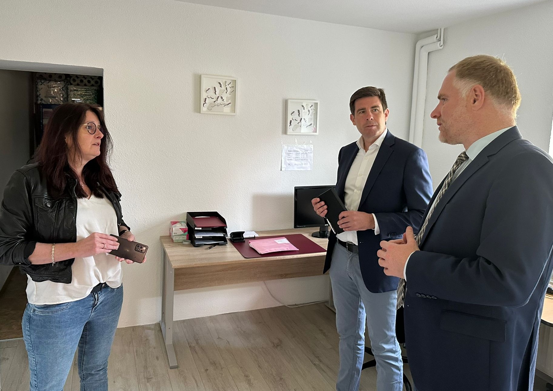 Besuch beim Plfegedienst