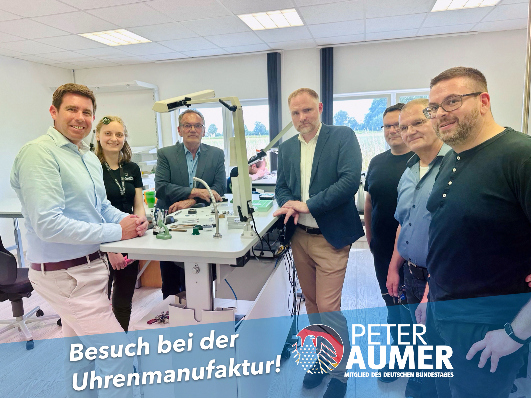 Firmenbesuch bei der Uhrenmanufaktur Damasko in Barbing