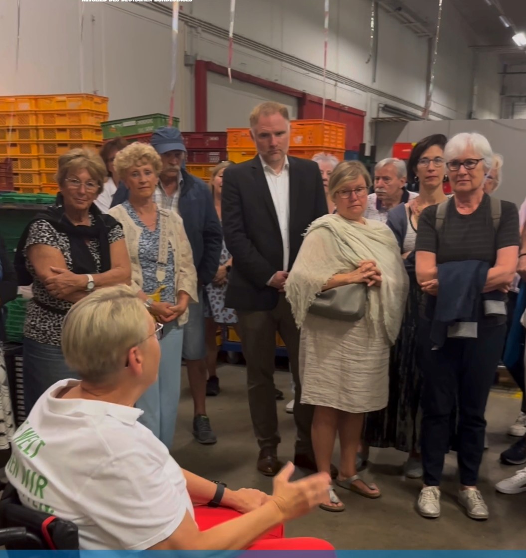 Besuch Regensburger Tafel bei Peter Aumer in Berlin