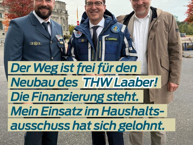 Neubau des THW Laaber – Bund stärkt THW