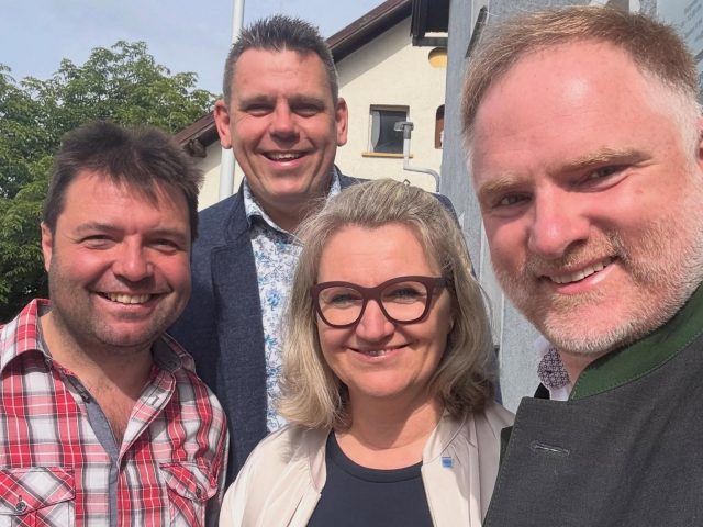 Besuch bei Brennbergs Bürgermeisterin Marion Macht