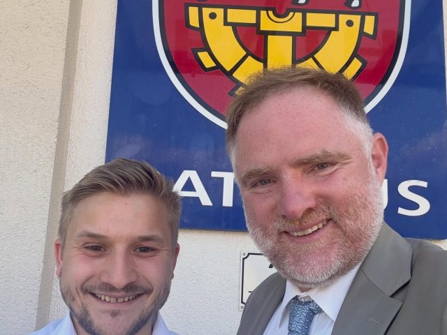 Besuch bei Nittendorfs Bürgermeister Johannes Bawidamann