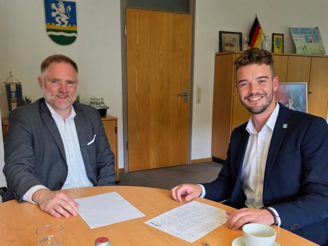 Zu Gast bei Lappersdorfs Bürgermeister Dr. Franz Rumstadt