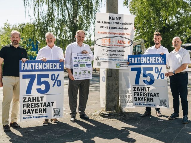 Gemeinsam im Einsatz für die Nordspange Regensburg